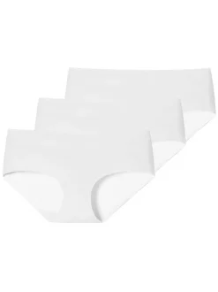 Schiesser Damen Panty 3er Pack in weiß