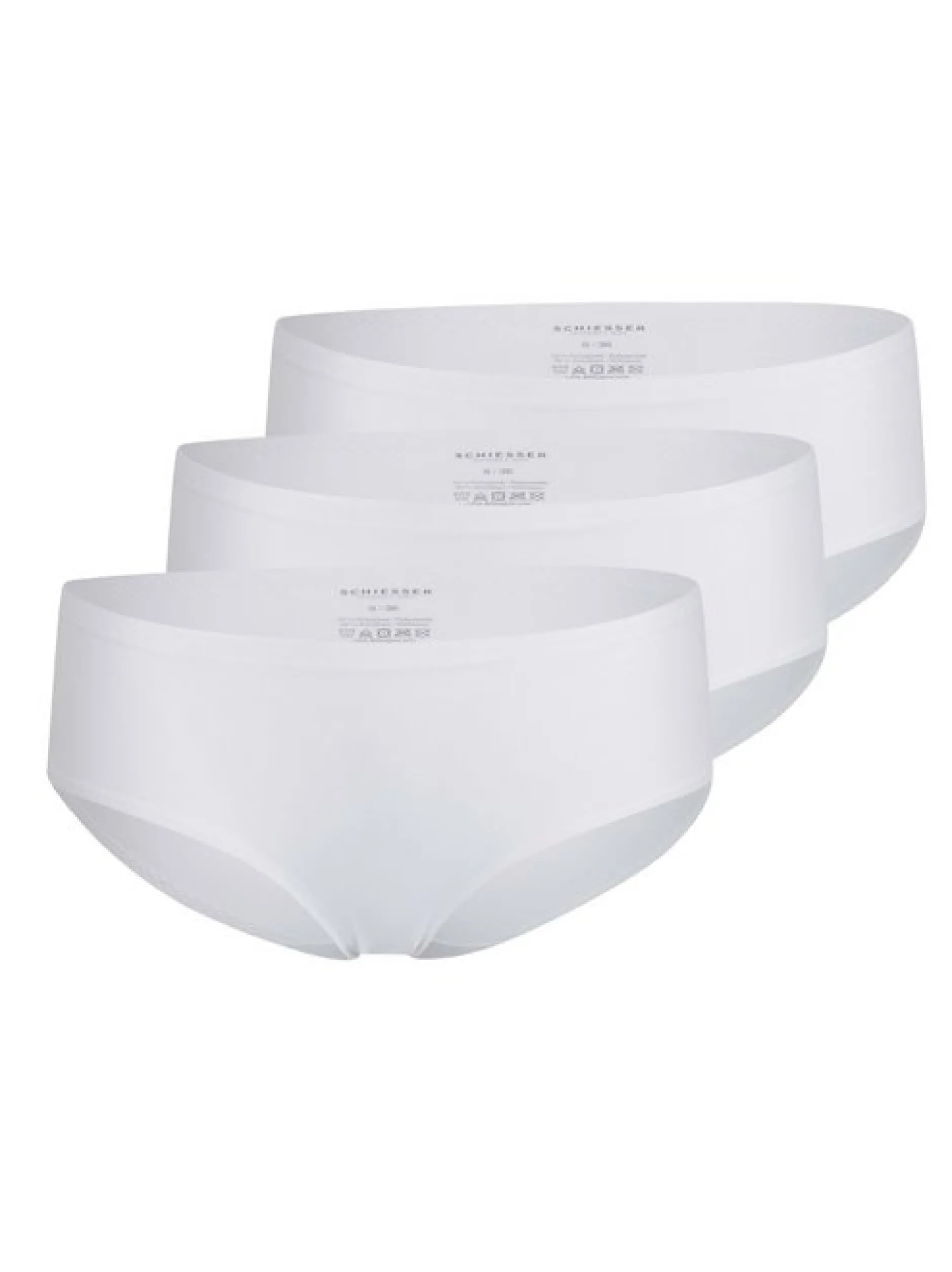 Schiesser Damen Panty - 3er Pack Invisible Soft in weiß