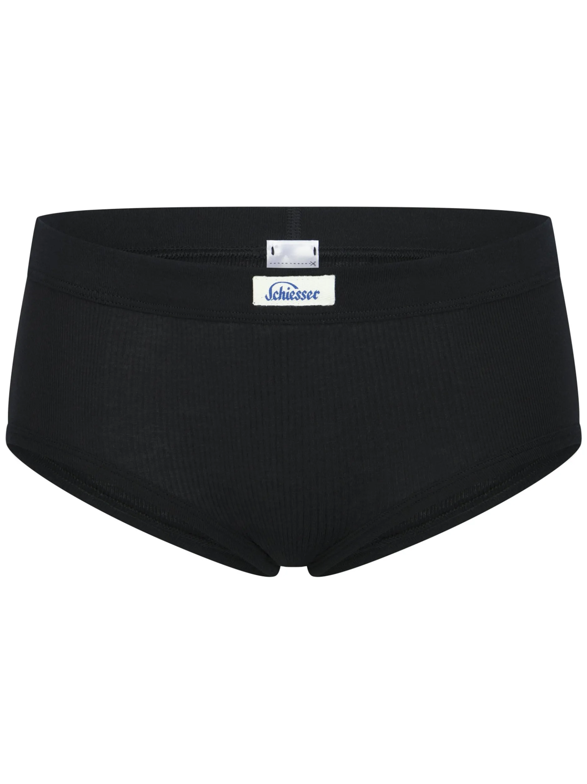 Schiesser Damen Panty - Feinripp - Revival Paula in schwarz