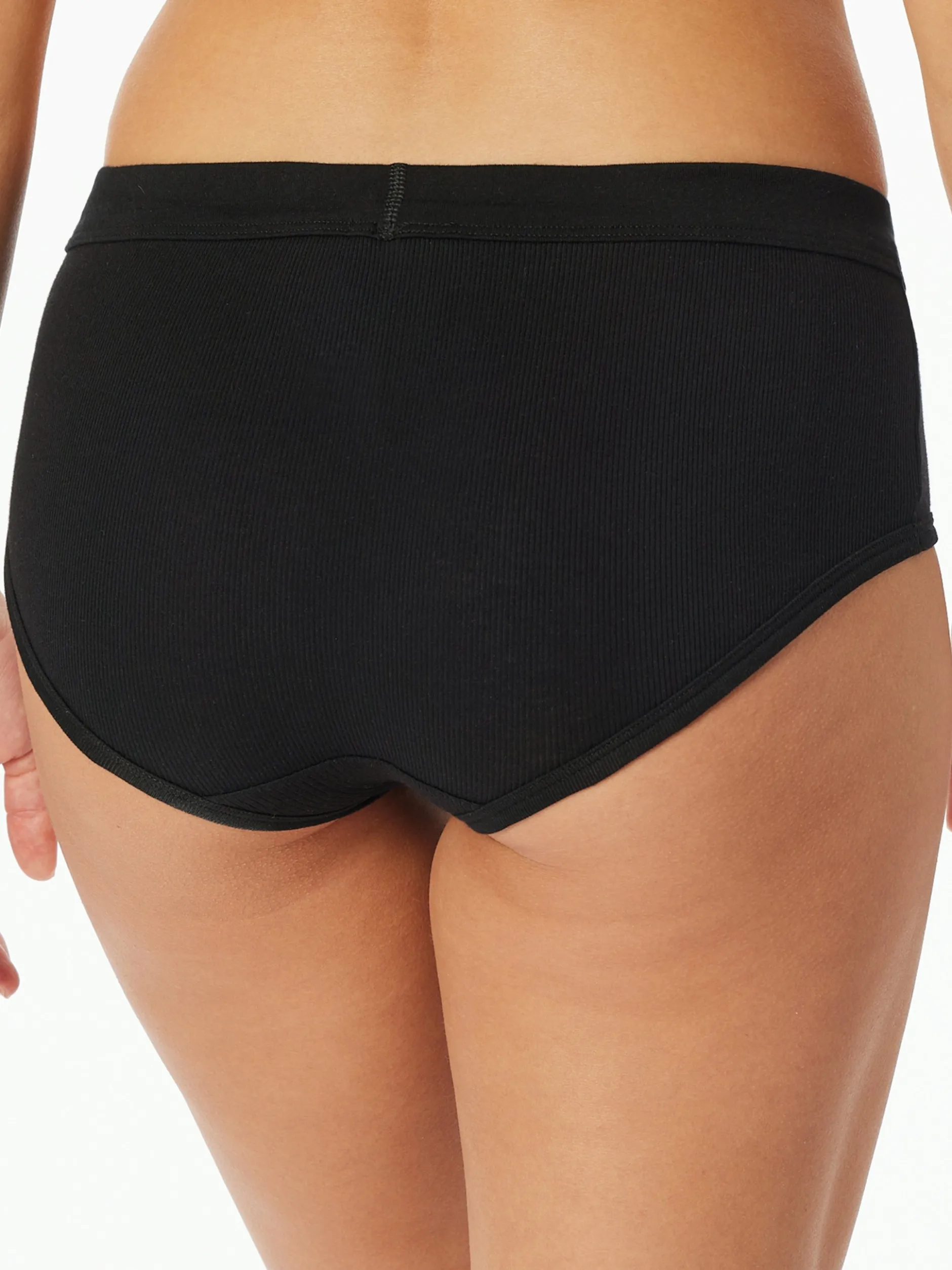 Schiesser Damen Panty - Feinripp - Revival Paula in schwarz