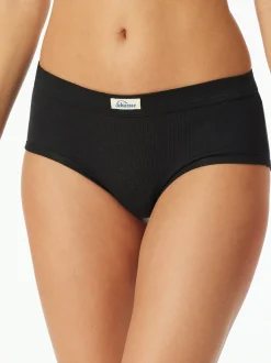 Schiesser Damen Panty - Feinripp - Revival Paula in schwarz