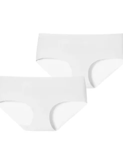 Schiesser Damen Panty - Invisible Cotton in weiß