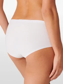 Schiesser Damen Panty - Invisible Cotton in weiß