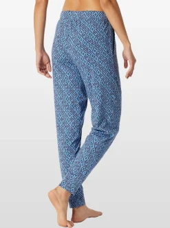 Schiesser Damen Pyjamahose - Mix Relax in hellblau