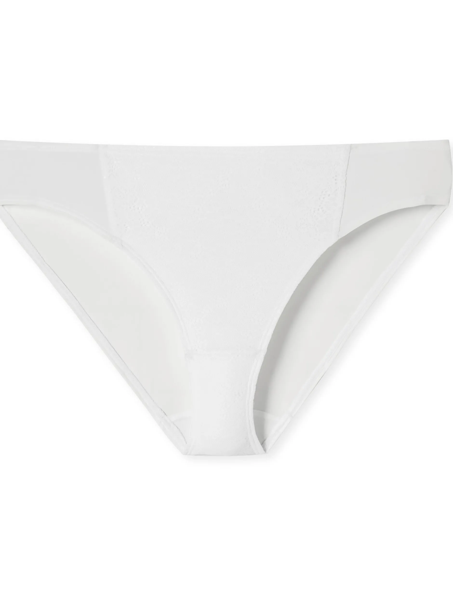Schiesser Damen Rioslip - Air blickdichte Spitze in weiß