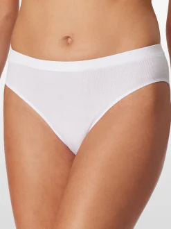 Schiesser Damen Rioslip - Pure Rib in weiß