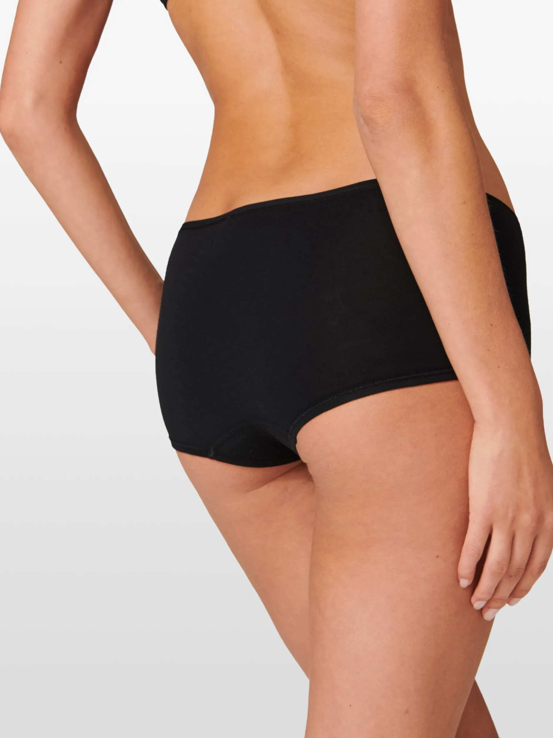 Schiesser Damen Shorts - 95/5 in schwarz