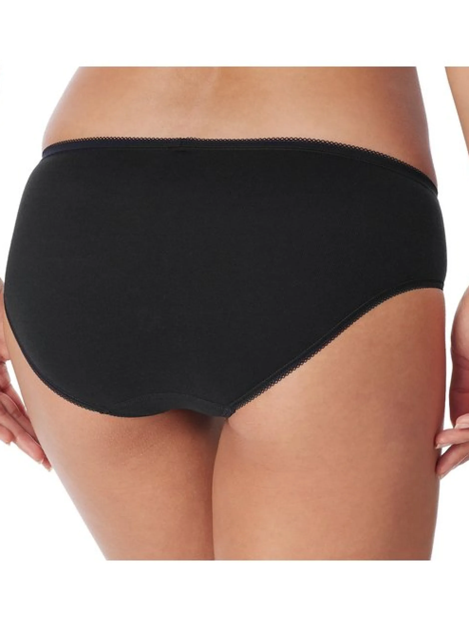 Schiesser Damen Slip 6er Pack in schwarz