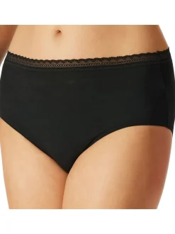 Schiesser Damen Slip 6er Pack in schwarz