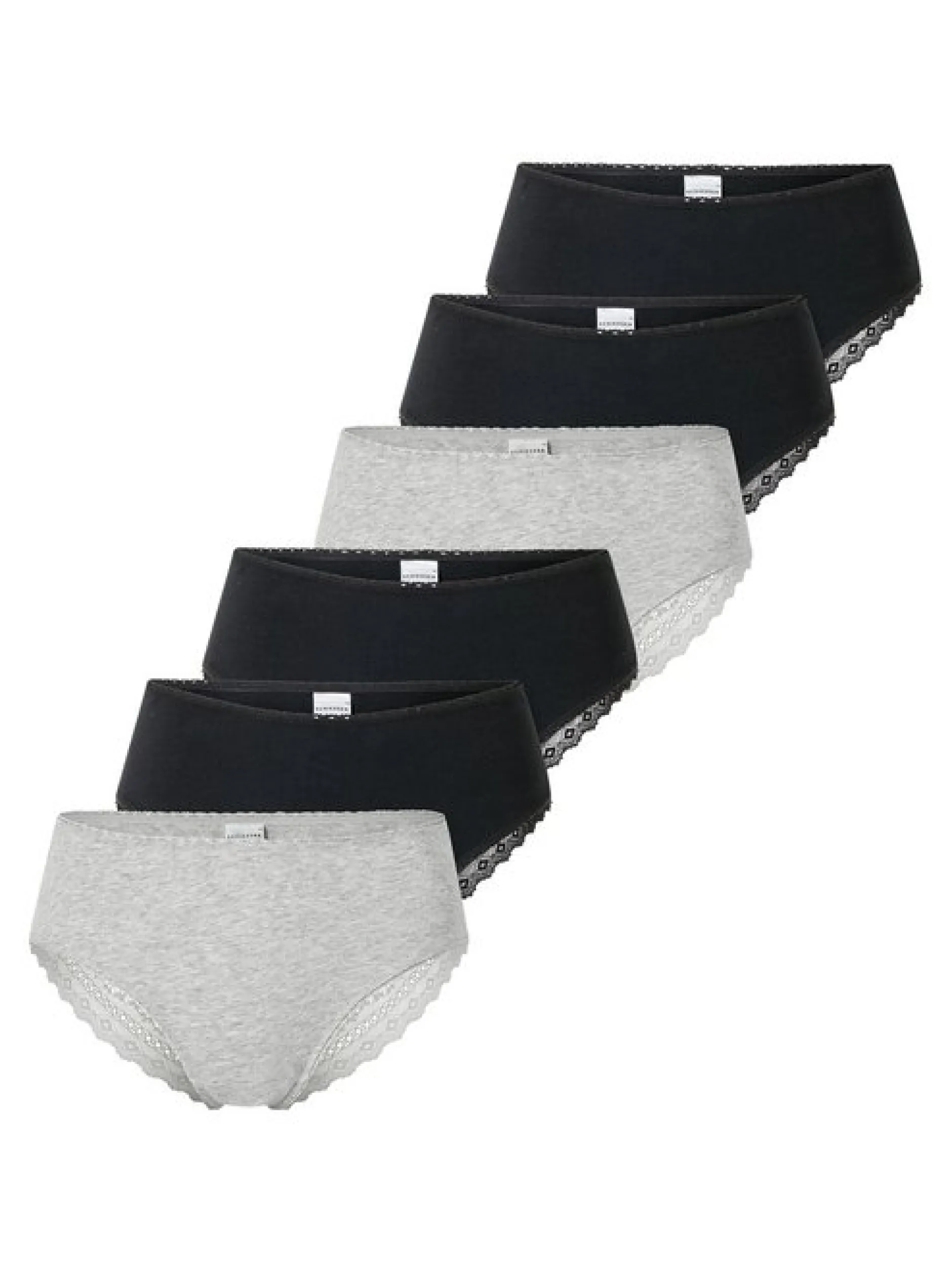 Schiesser Damen Slip 6er Pack in mehrfarbig