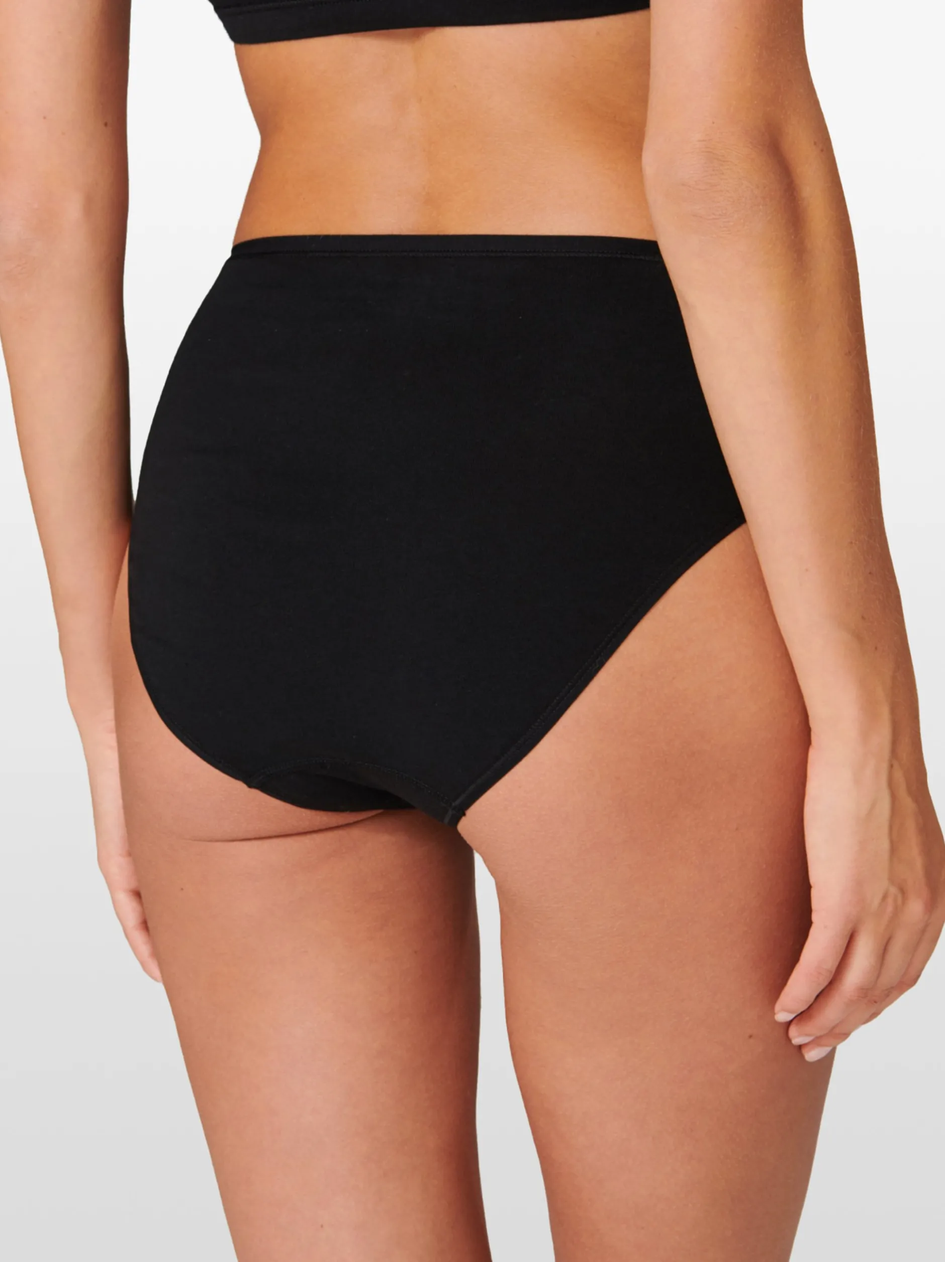 Schiesser Damen Slip - 95/5 in schwarz