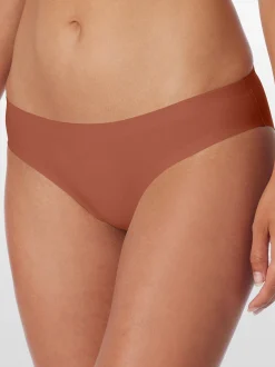 Schiesser Damen Slip - Invisible Cotton in terra