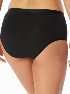 Schiesser Damen Slip - Periodenslip Secret Care in schwarz