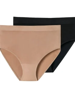 Schiesser Damen Slip - Retro Classic Seamless in mehrfarbig