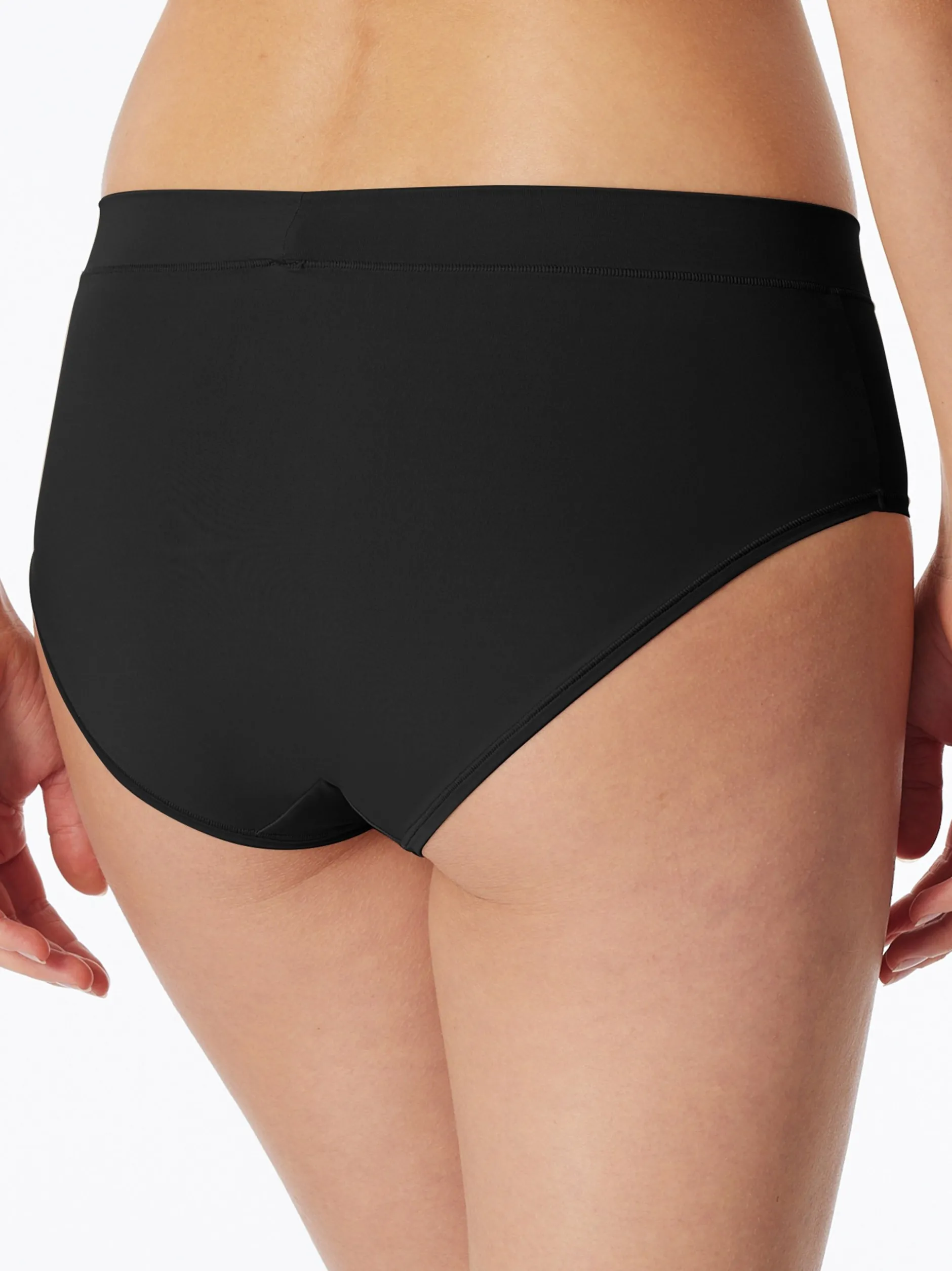Schiesser Damen Slip - Unique Micro in schwarz