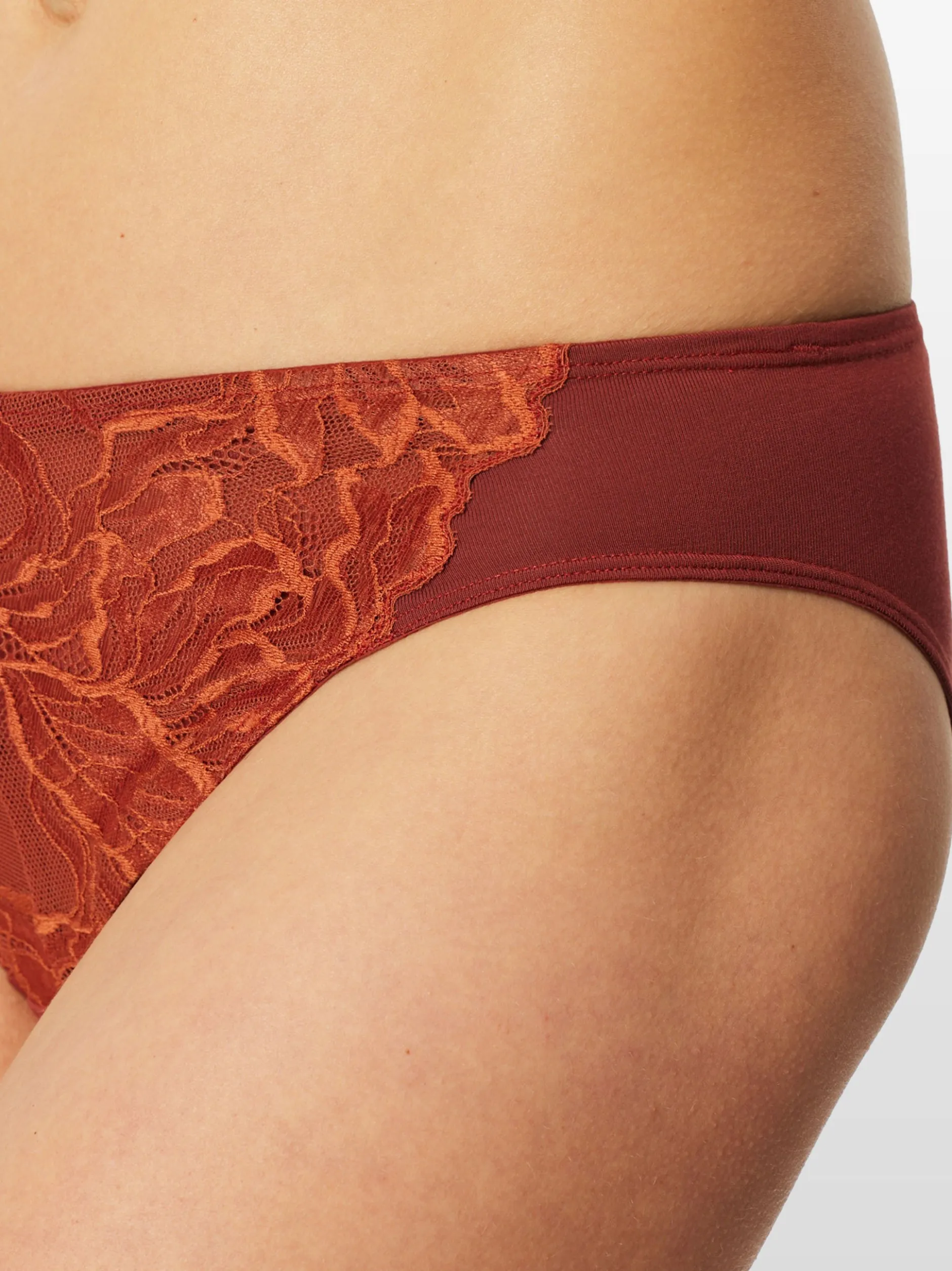 Schiesser Damen Slip - Unique Premium in terra
