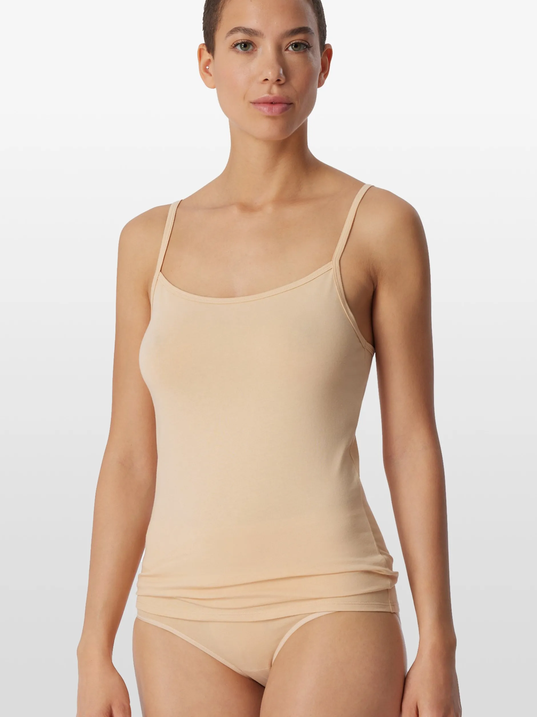 Schiesser Damen Spaghettitop - Uncover in mehrfarbig