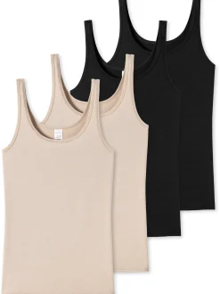Schiesser Damen Spaghettitop - Modal Essentials in mehrfarbig