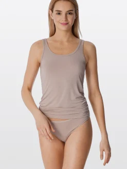 Schiesser Damen Spaghettitop - Modal Essentials in mehrfarbig