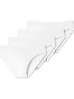 Schiesser Damen Tai-Slip - Serie "95/5" in weiß