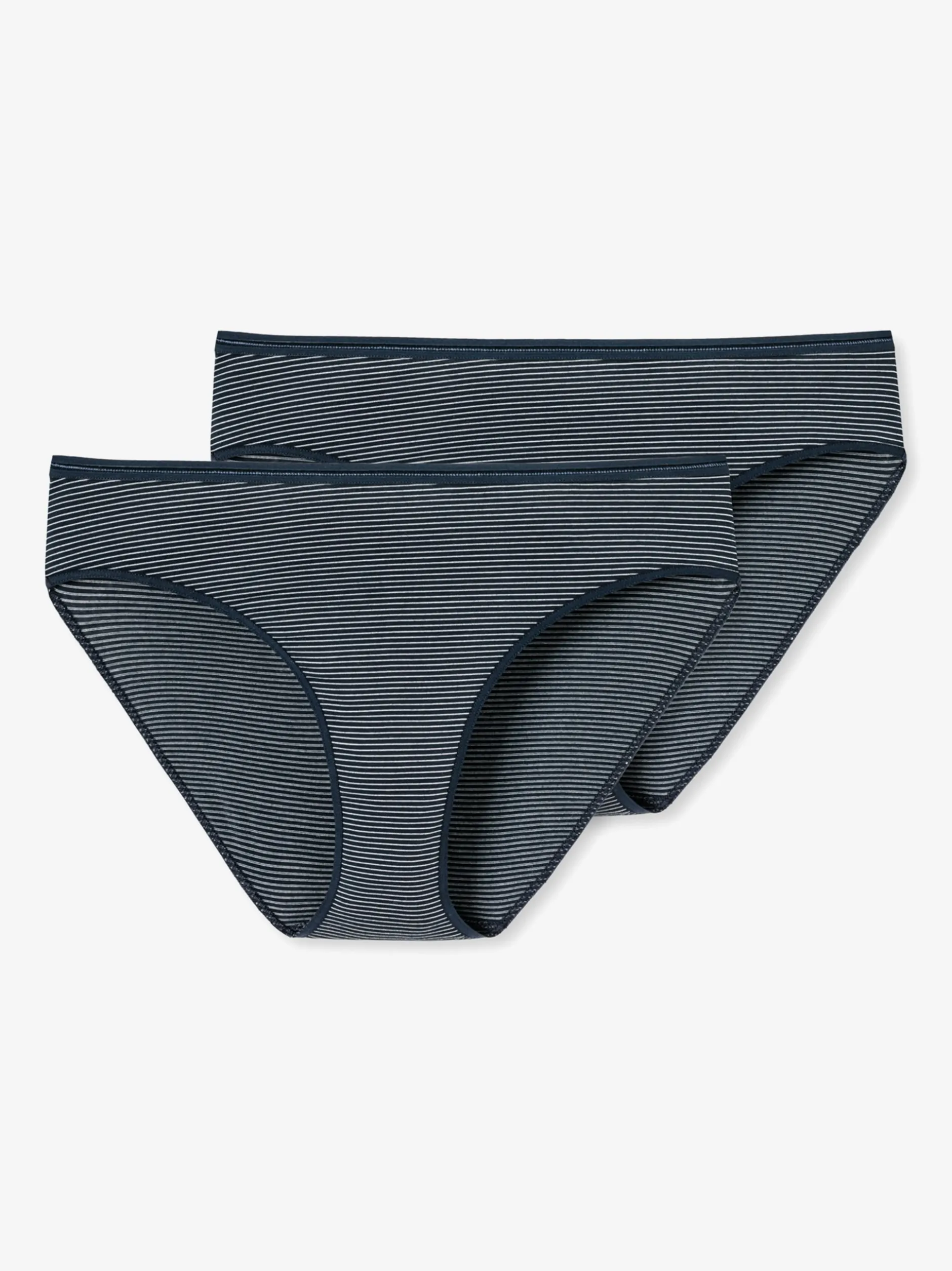Schiesser Damen Tai Slips - 2er-Pack in marine
