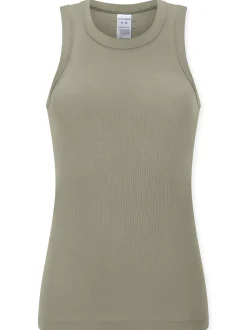 Schiesser Damen Trägertop - REVIVAL Paula in grau