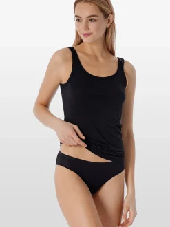 Schiesser Damen Trägertop (Tops) - 2er-Pack Modal Essentials in schwarz
