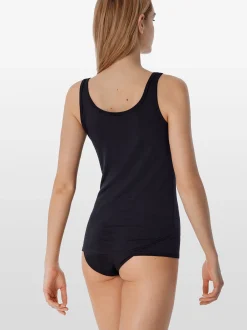 Schiesser Damen Trägertop (Tops) - 2er-Pack Modal Essentials in schwarz