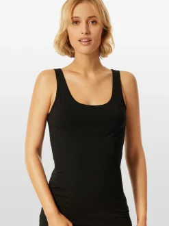 Schiesser Damen Trägertop - Uncover in schwarz