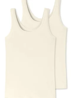 Schiesser Damen Trägertop - Uncover in weiß
