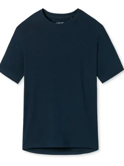 Schiesser Damen T-Shirt - Mix & Relax in marine
