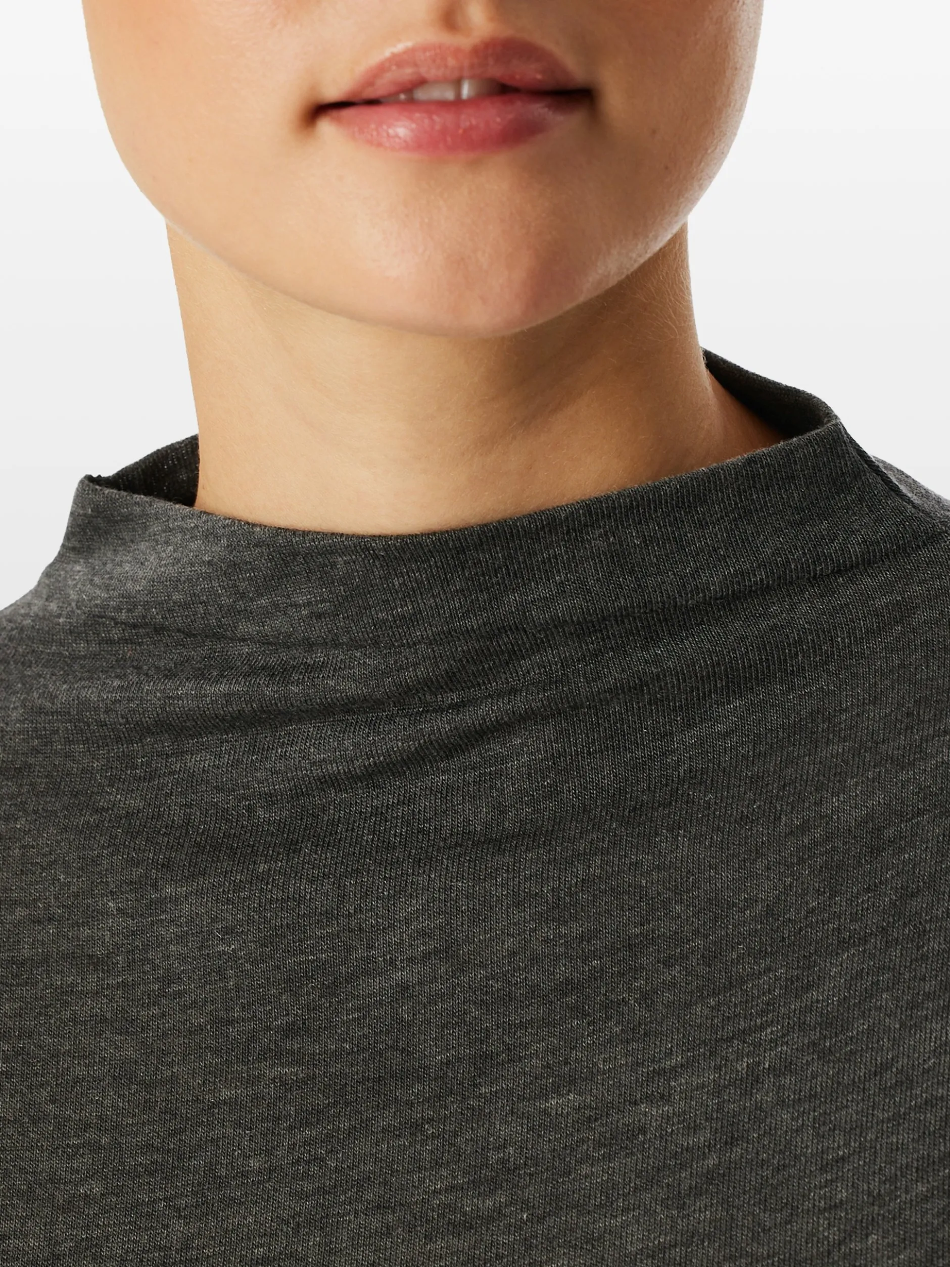 Schiesser Damen Unterziehshirt - Premium Warming in anthrazit