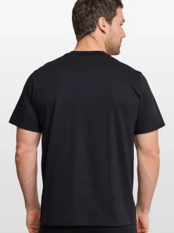 Schiesser Herren T-Shirt - American Shirt in schwarz