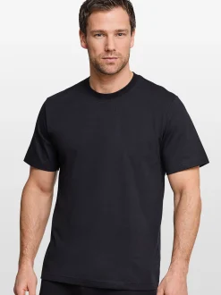 Schiesser Herren T-Shirt - American Shirt in schwarz