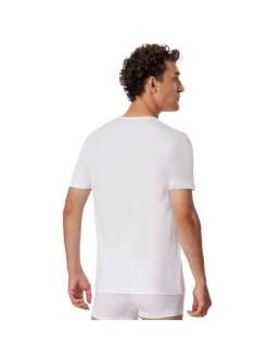 Schiesser Herren T-Shirt 4er Pack in weiß