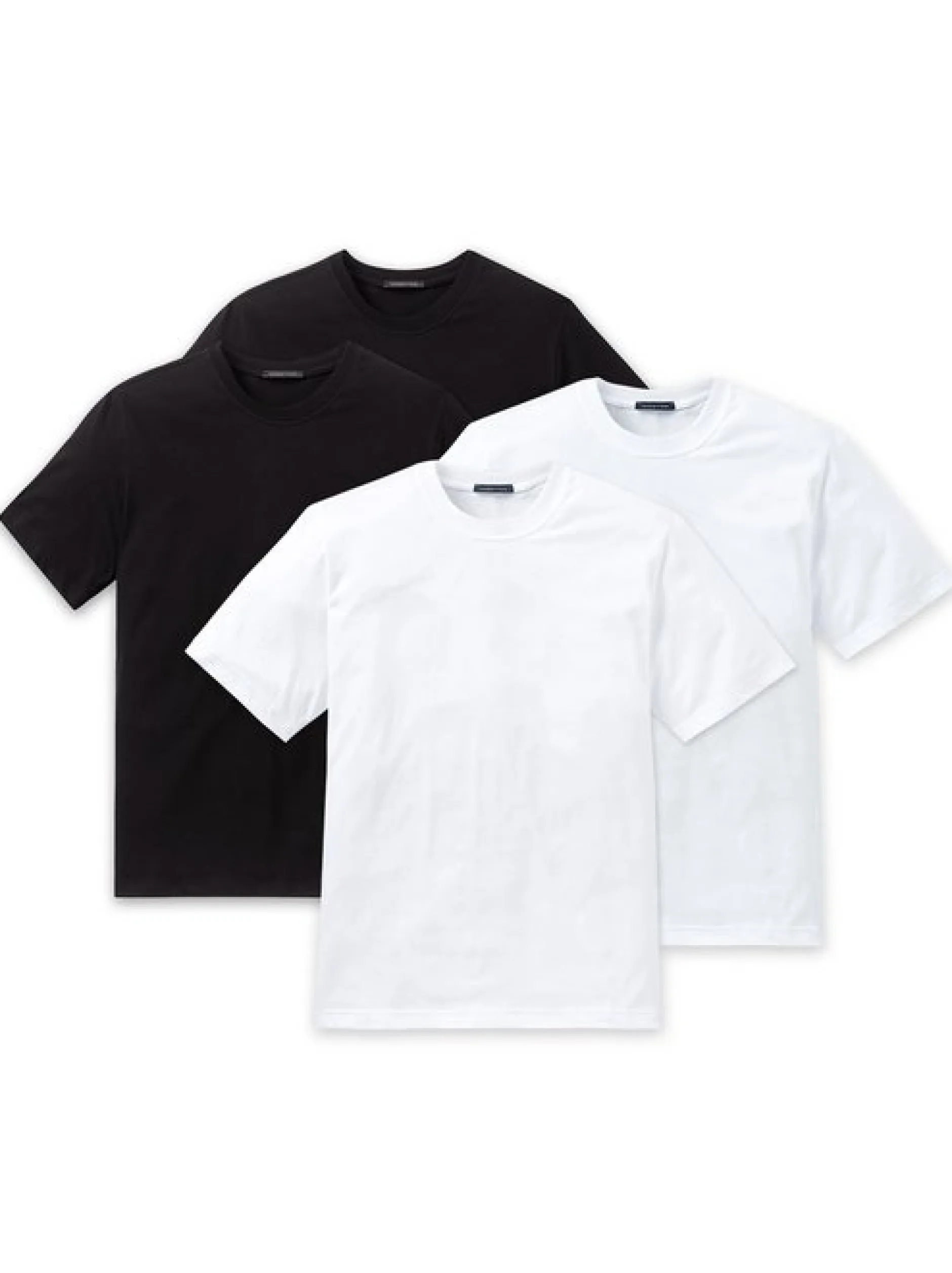 Schiesser Herren T-Shirt 4er Pack in mehrfarbig