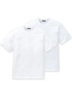 Schiesser Herren T-Shirt 4er Pack in mehrfarbig