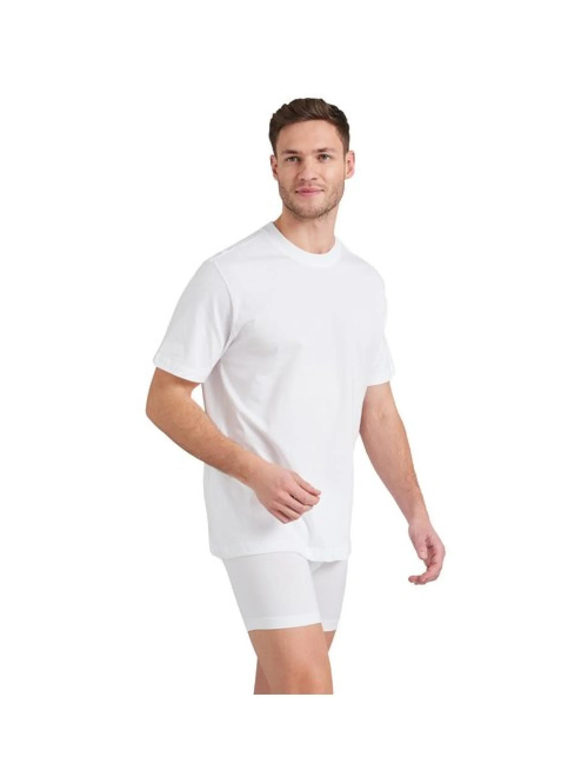 Schiesser Herren T-Shirt 4er Pack in mehrfarbig