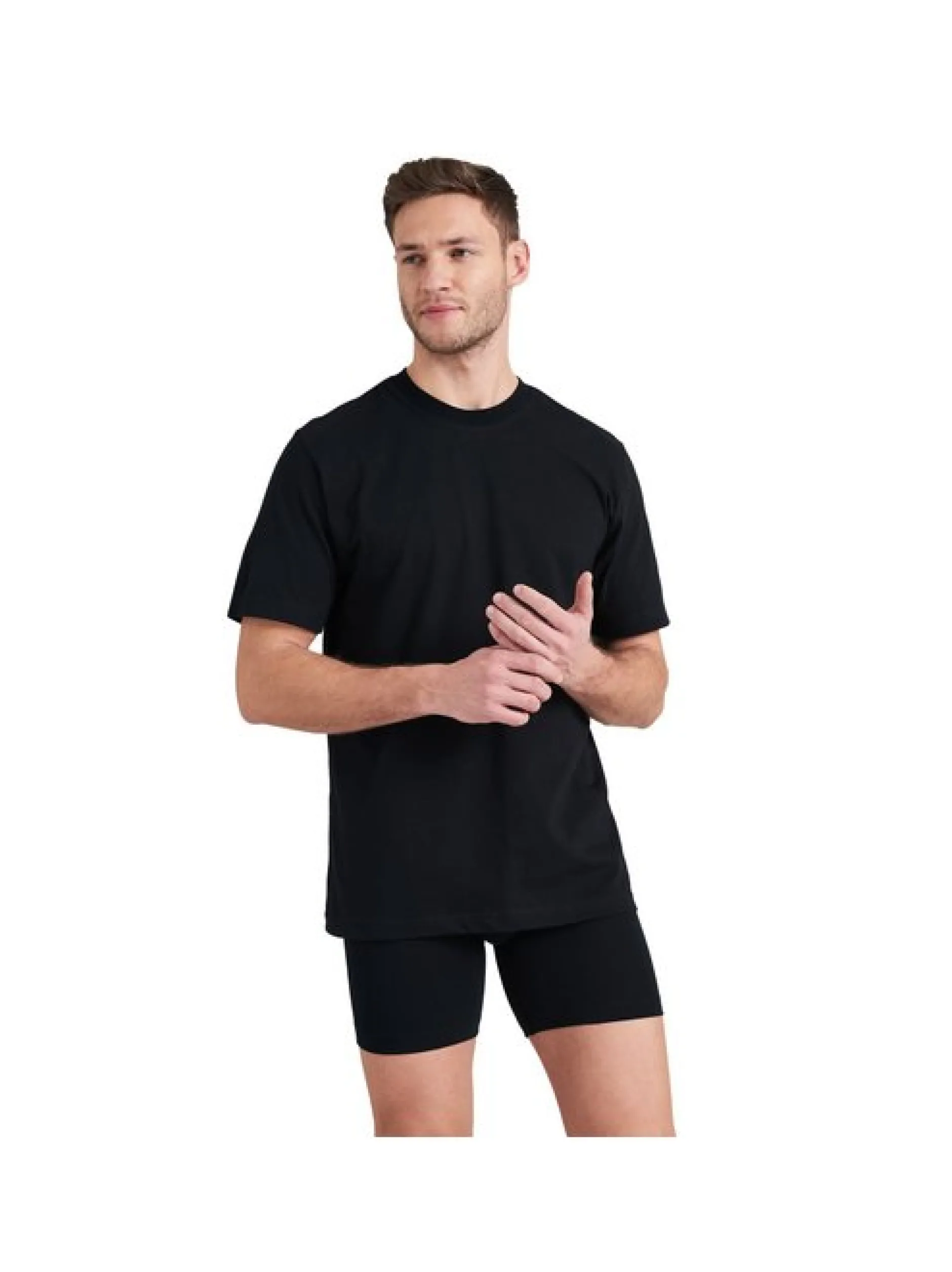 Schiesser Herren T-Shirt 4er Pack in mehrfarbig