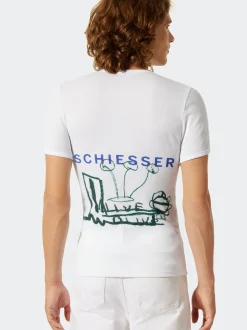 Schiesser Herren T-Shirt - Friedrich in weiß