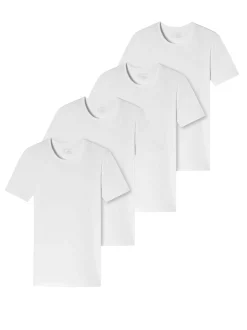 Schiesser Herren T-Shirt - 95/5 Organic Cotton in weiß
