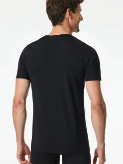 Schiesser Herren T-Shirt - Premium Modal in schwarz
