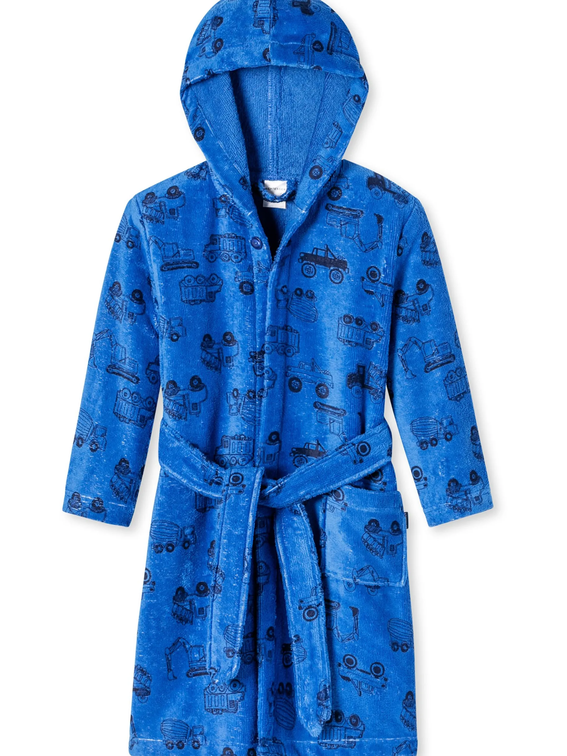 Schiesser Jungen Bademantel - Autotraum in blau
