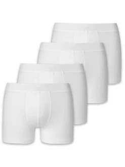 Schiesser Jungen Boxershort 4er Pack in weiß