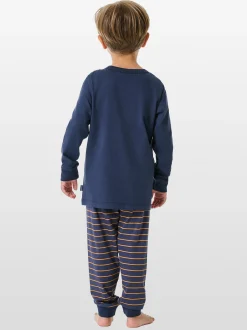 Schiesser Jungen Pyjama - Boys World in orange