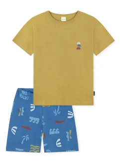 Schiesser Jungen Pyjama - Nightwear in khaki