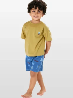 Schiesser Jungen Pyjama - Nightwear in khaki