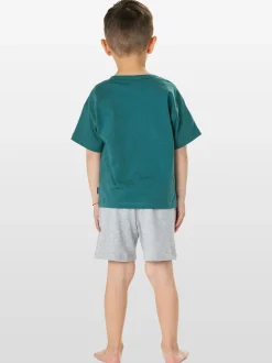 Schiesser Jungen Pyjama - Nightwear in grün