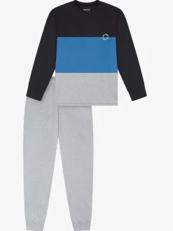 Schiesser Jungen Pyjama - Nightwear 1 in grau