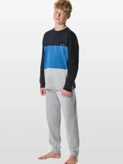 Schiesser Jungen Pyjama - Nightwear 1 in grau